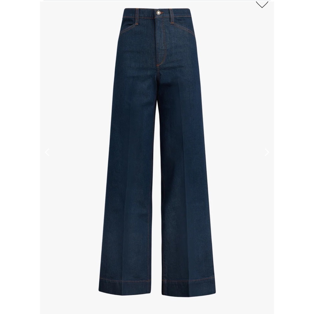 NWT Favorite Daughter Mischa High Rise Wide Leg Jeans Denim in Pepper Blue 30 - Picture 7 of 16